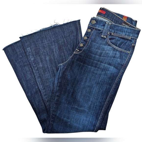 7 For All Mankind Women's Cropped/Capri With Flare Jeans. Size 28 - Picture 5 of 7